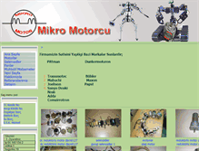 Tablet Screenshot of mikromotorcu.com